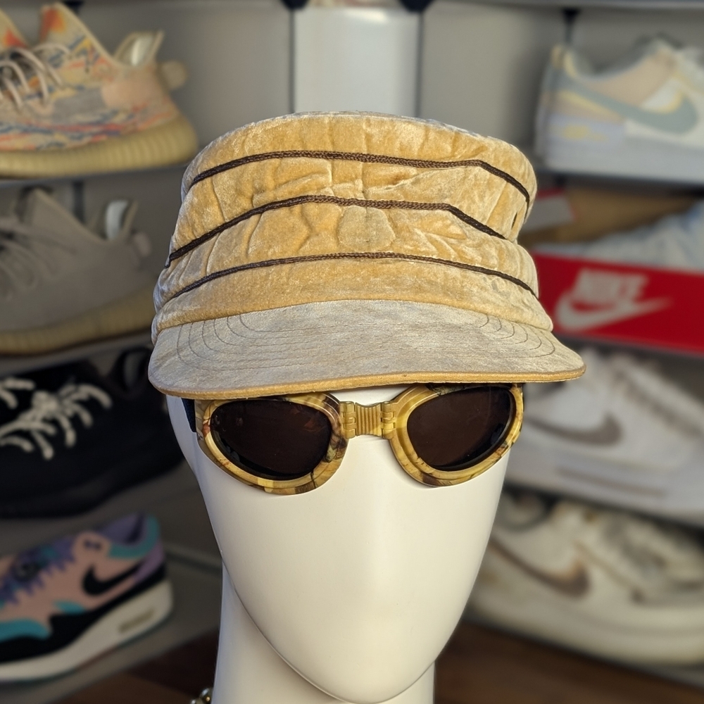 Antique Velvet Baseball Uniform Cap (OS)